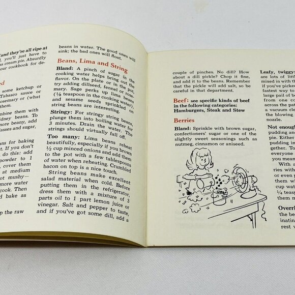 Reader Digest Cookbook Common Cooking Crises Book Guide Handbook Cartoon Picture - Picture 4 of 10